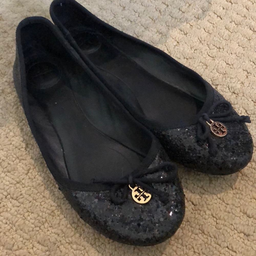 Tory burch sparkly flats